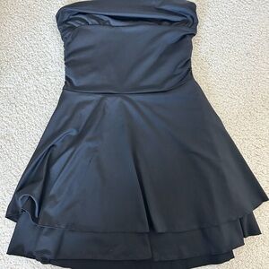 Elegant Black Strapless Dress